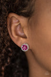 Paparazzi "GLAM Over" Pink Post Earrings Paparazzi Jewelry