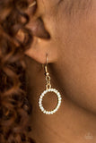 Paparazzi "Runway Glam" Gold Earrings Paparazzi Jewelry
