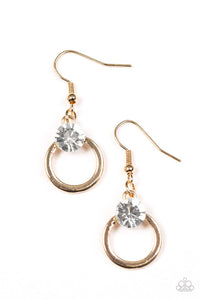 Paparazzi "FAME On" Gold Earrings Paparazzi Jewelry