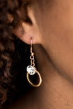 Paparazzi "FAME On" Gold Earrings Paparazzi Jewelry