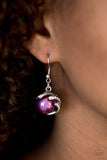 Paparazzi VINTAGE VAULT "What You Sea is What You Get" Purple Earrings Paparazzi Jewelry