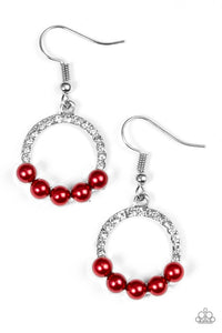 Paparazzi "All Time Glow" Red Earrings Paparazzi Jewelry