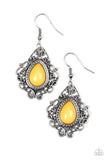 Paparazzi "Grand Cayman Grandeur" Yellow Earrings Paparazzi Jewelry