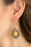 Paparazzi "Grand Cayman Grandeur" Yellow Earrings Paparazzi Jewelry