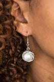 Paparazzi "What You Sea is What You Get" White Earrings Paparazzi Jewelry