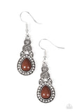 Paparazzi "Looking Suave" Brown Earrings Paparazzi Jewelry