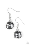 Paparazzi "Gem Hunt" Silver Earrings Paparazzi Jewelry