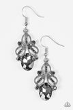 Paparazzi "A CROWN Pleaser" Silver Earrings Paparazzi Jewelry