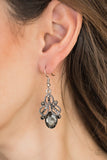 Paparazzi "A CROWN Pleaser" Silver Earrings Paparazzi Jewelry