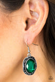 Paparazzi "Queen of Queens" Green Earrings Paparazzi Jewelry