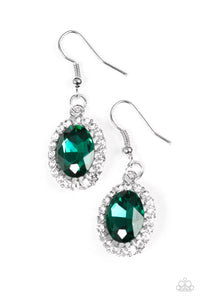 Paparazzi "The FAME Of The Game" Green Earrings Paparazzi Jewelry