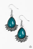 Paparazzi VINTAGE VAULT "Island Inspiration" Blue Earrings Paparazzi Jewelry