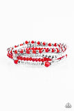 Paparazzi "All Glam" Red Bracelet Paparazzi Jewelry