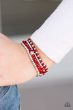 Paparazzi "All Glam" Red Bracelet Paparazzi Jewelry