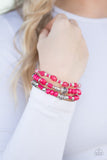 Paparazzi "Girl Boss" Pink Bracelet Paparazzi Jewelry