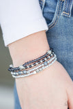 Paparazzi "All Glam" Blue Bracelet Paparazzi Jewelry