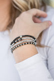 Paparazzi "All Glam" Black Bracelet Paparazzi Jewelry