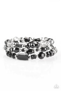 Paparazzi "Girl Boss" Black Bracelet Paparazzi Jewelry