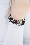 Paparazzi "Girl Boss" Black Bracelet Paparazzi Jewelry