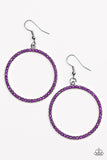 Paparazzi "Spring Party" Purple  Earrings Paparazzi Jewelry