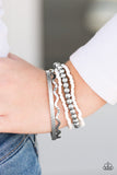 Paparazzi "Amazon Style" White Bracelet Paparazzi Jewelry