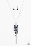 Paparazzi "Bossy and I Know It" Blue Necklace & Earring Set Paparazzi Jewelry