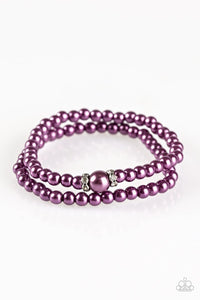 Paparazzi "Cambridge Chic" Purple Bracelet Paparazzi Jewelry