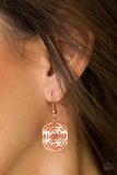 Paparazzi "Cave Vogue" Copper Necklace & Earring Set Paparazzi Jewelry