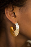 Paparazzi "Mad About Shine" Gold Earrings Paparazzi Jewelry