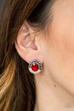 Paparazzi "Go Go GLITTER" Red Post Earrings Paparazzi Jewelry