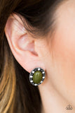 Paparazzi "Whats Yours Is Mine" Green Post Earrings Paparazzi Jewelry
