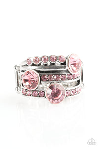 Paparazzi "Hollywood Glamour" Pink Ring Paparazzi Jewelry