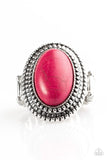 Paparazzi "Country Girl Chic" Pink Ring Paparazzi Jewelry