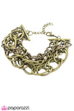 Paparazzi "The Chain Gang" Brass Bracelet Paparazzi Jewelry