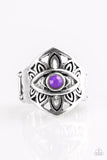 Paparazzi VINTAGE VAULT "That's What EYE Want!" Purple Ring Paparazzi Jewelry