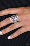 Paparazzi VINTAGE VAULT "That's What EYE Want!" Purple Ring Paparazzi Jewelry