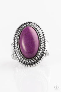 Paparazzi "Country Girl Chic" Purple Ring Paparazzi Jewelry