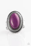 Paparazzi "Country Girl Chic" Purple Ring Paparazzi Jewelry