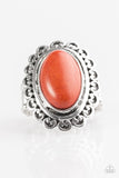 Paparazzi "Western Wayfarer" Orange Ring Paparazzi Jewelry