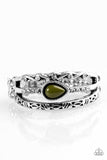 Paparazzi "Home Is Where The CAVE Is" Green Ring Paparazzi Jewelry