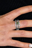 Paparazzi "Home Is Where The CAVE Is" Green Ring Paparazzi Jewelry