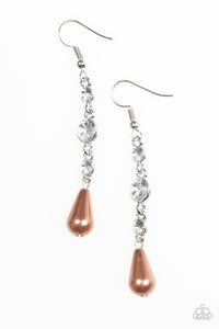 Paparazzi "Social Climber" Brown Earrings Paparazzi Jewelry