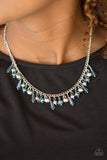 Paparazzi "Twinkling Treasure Trove" Blue Necklace & Earring Set Paparazzi Jewelry