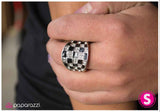 Paparazzi "Its Hip to Be Square - Black" ring Paparazzi Jewelry