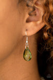 Paparazzi "Storm Warning" Green Necklace & Earring Set Paparazzi Jewelry