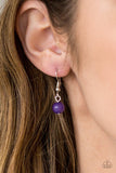 Paparazzi "Stone Simplicity" Purple Necklace & Earring Set Paparazzi Jewelry