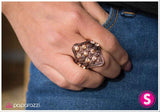 Paparazzi "Princess Material - Copper" ring Paparazzi Jewelry