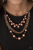 Paparazzi "Urban Riches" Copper Necklace & Earring Set Paparazzi Jewelry