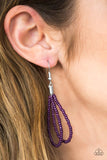 Paparazzi "Wide Open Spaces" Purple Necklace & Earring Set Paparazzi Jewelry