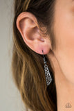 Paparazzi "Cave Girl Grotto" Black Necklace & Earring Set Paparazzi Jewelry